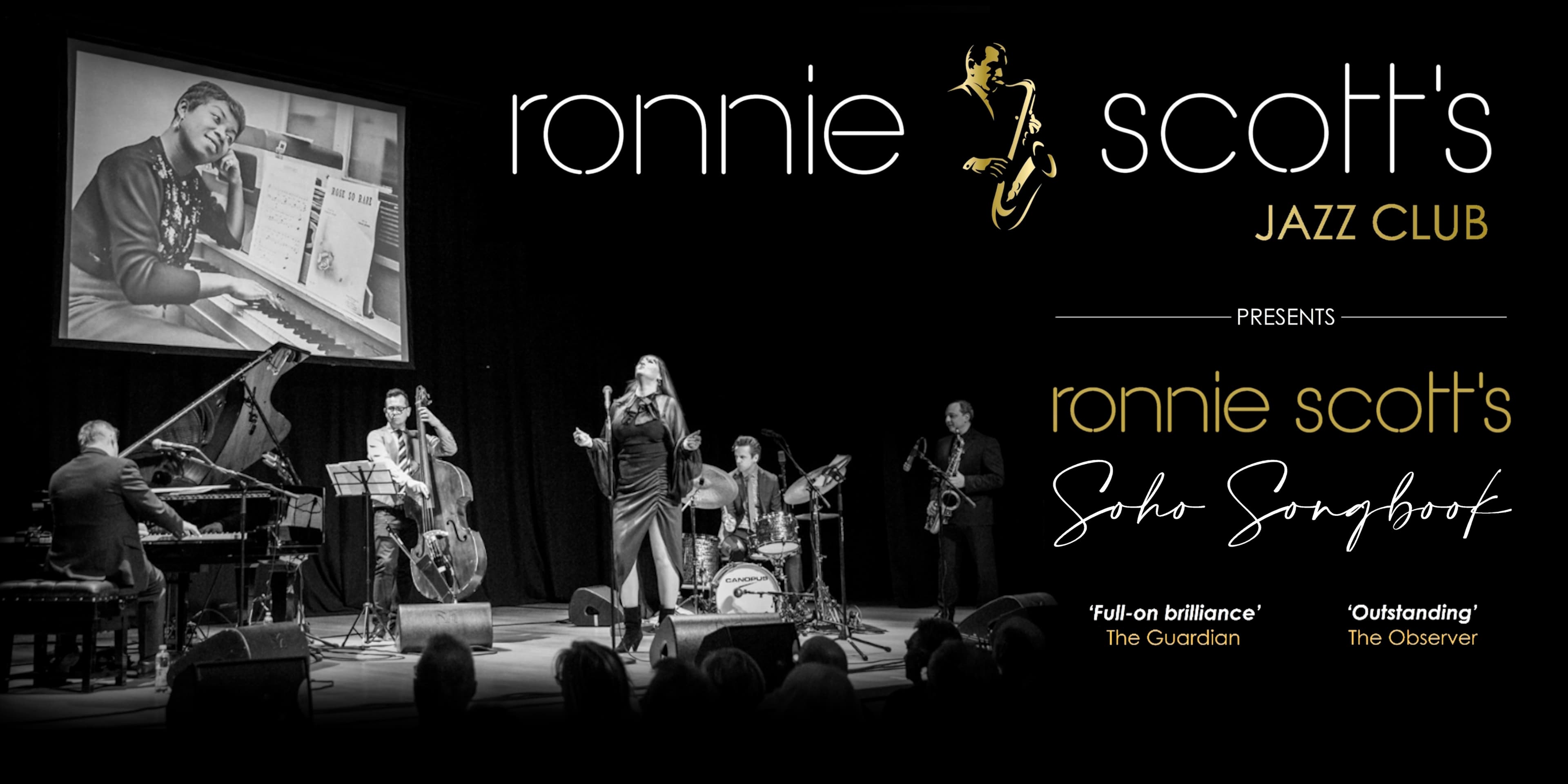 Hero image for Ronnie Scott's Jazz Club Presents: The Ronnie Scott's Soho Songbook